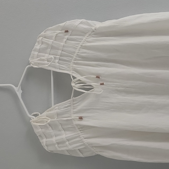 Free People Dresses & Skirts - Nwt. Free people oversized lined white maxi dress beach cover up